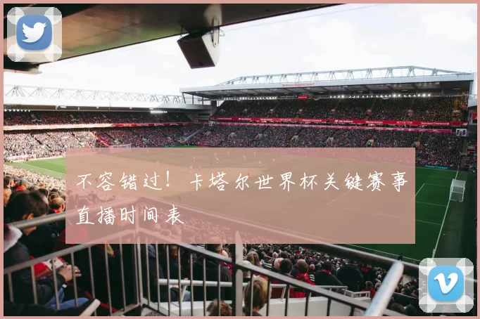 不容错过!卡塔尔世界杯关键赛事直播时间表