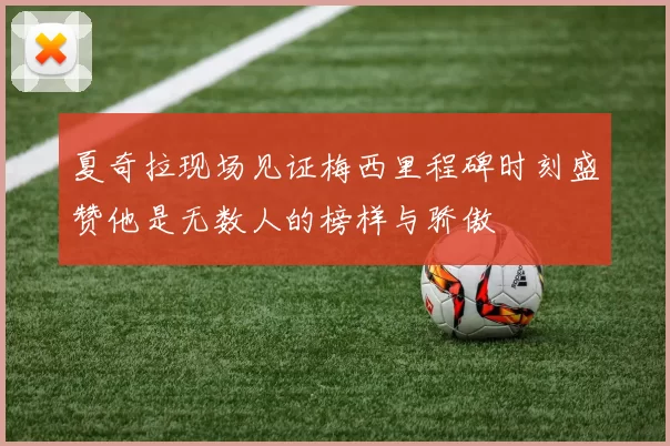 夏奇拉现场见证梅西里程碑时刻盛赞他是无数人的榜样与骄傲
