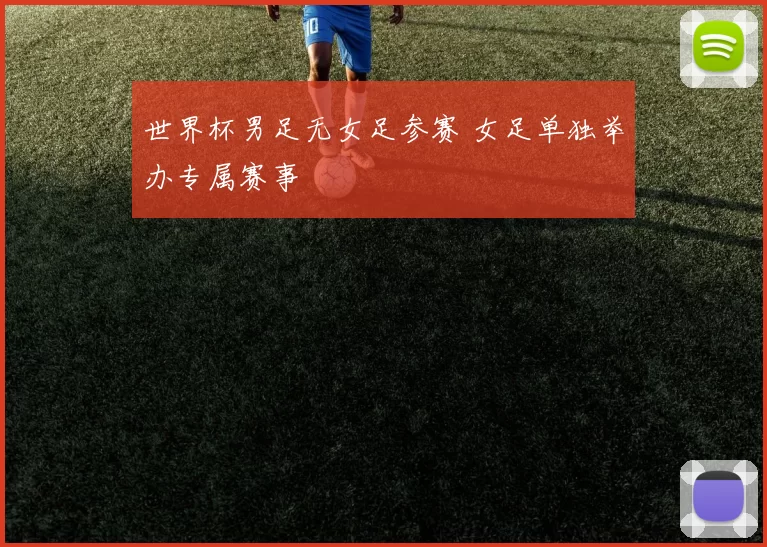 世界杯男足无女足参赛 女足单独举办专属赛事